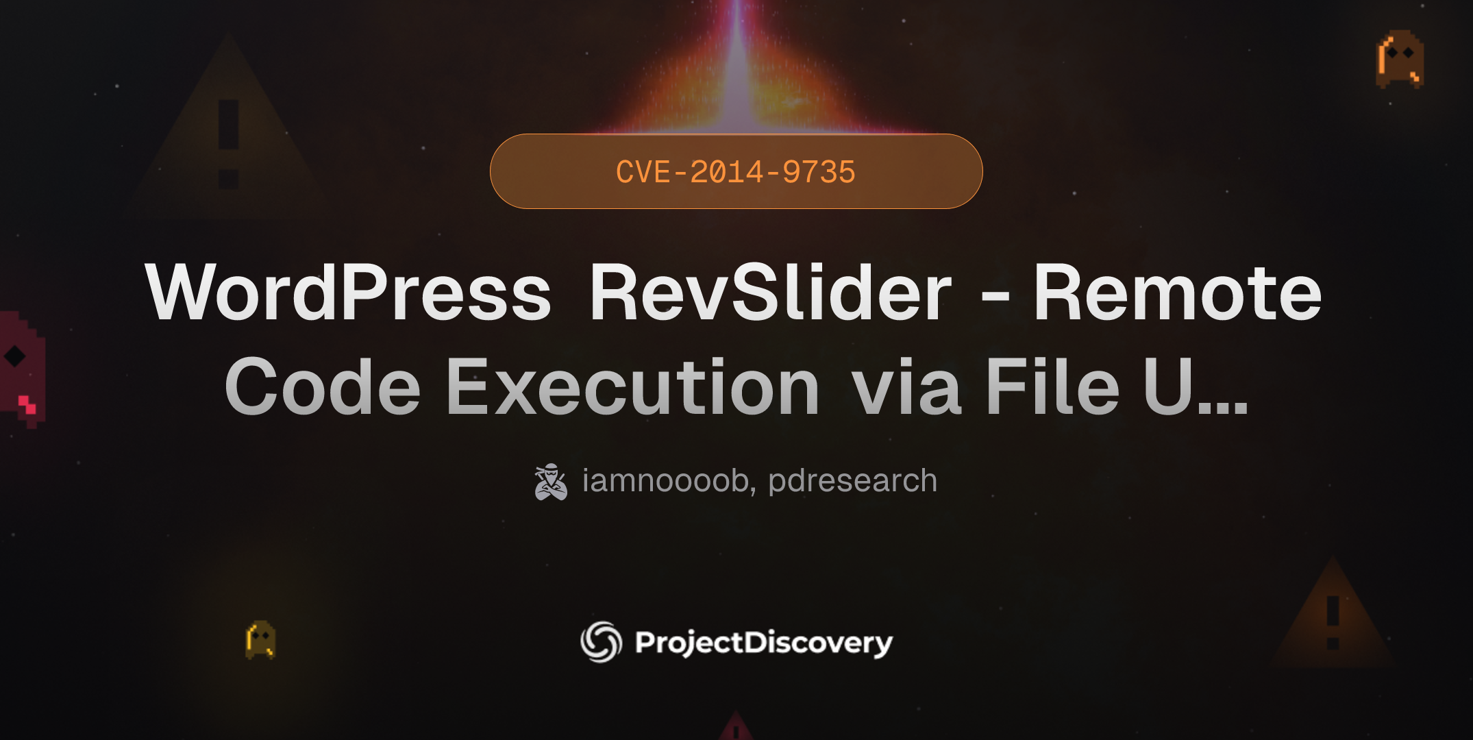 WordPress RevSlider - Remote Code Execution via File Upload