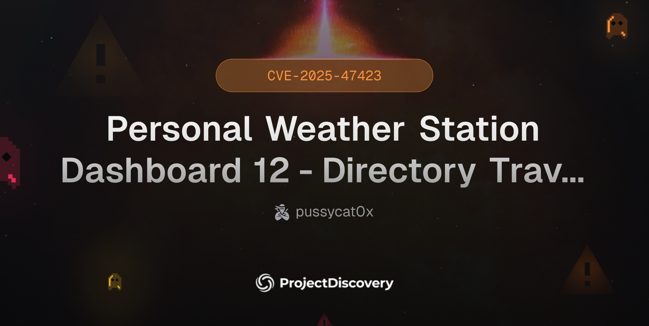 Personal Weather Station Dashboard 12 - Directory Traversal