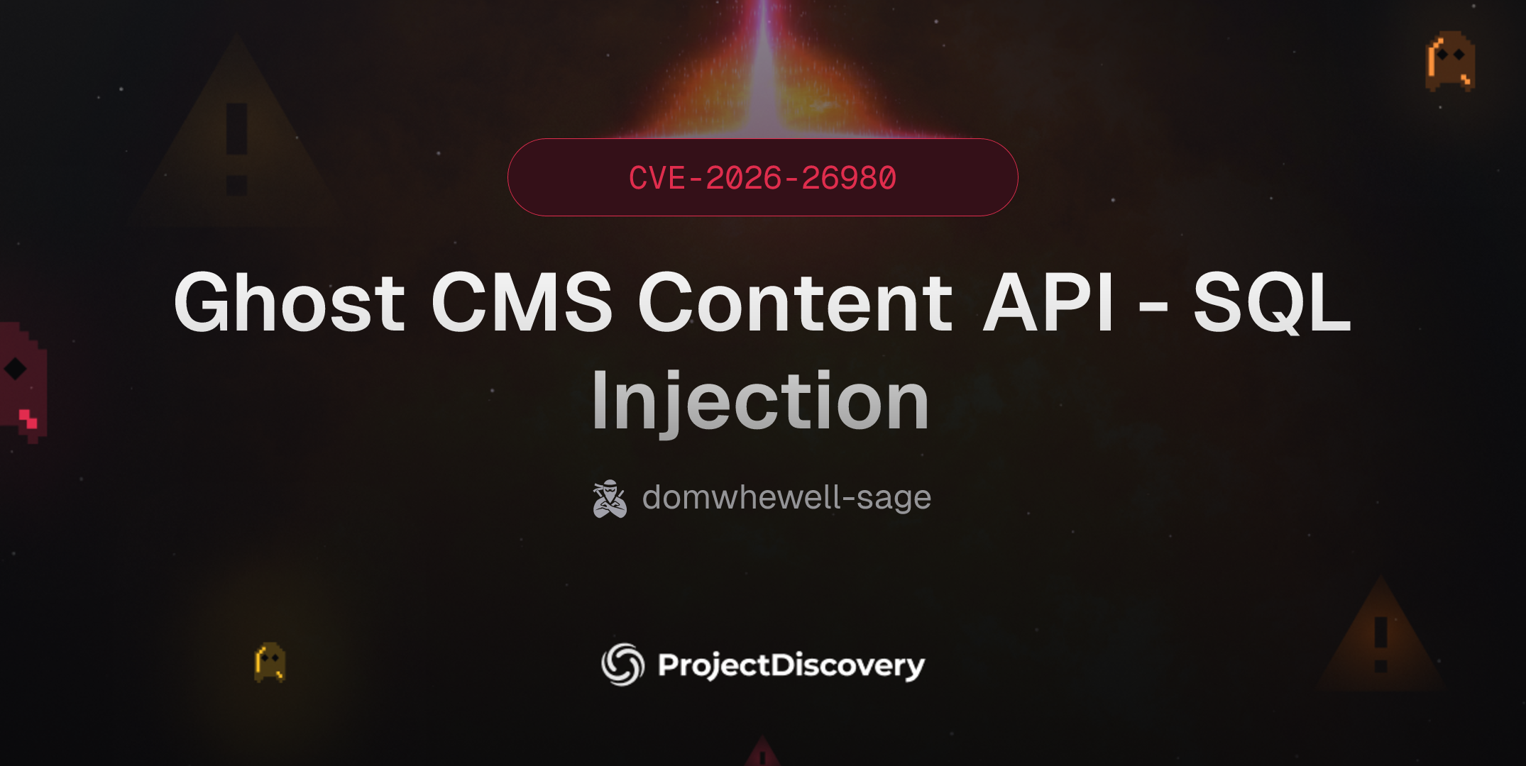 Ghost CMS Content API - SQL Injection